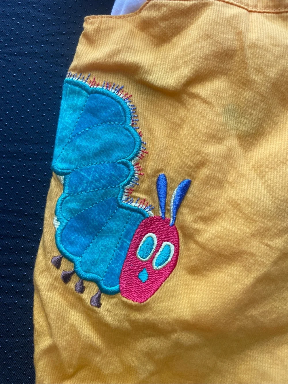Vintage Carter's Yellow The Very Hungry Caterpillar Bubble Romper Set